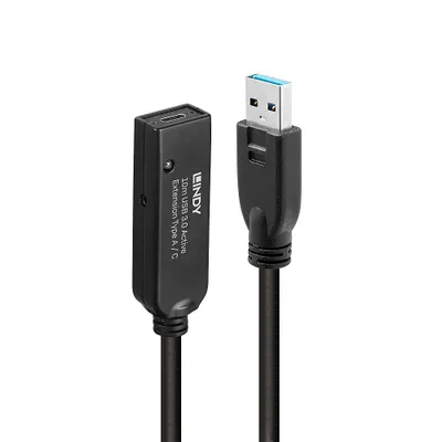 Produktbild von LINDY USB 3.0 Aktivverlängerung Typ A an C 10m