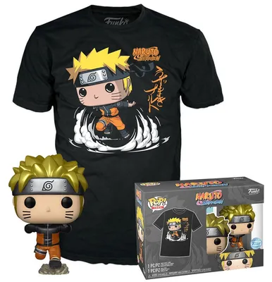 Productafbeelding van Funko Pop! Naruto Shippuden - POP-figuur en T-shirt set - Exclusieve vinylfiguur