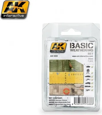 Produktbild von Ak Interactive Basic Weathering Set