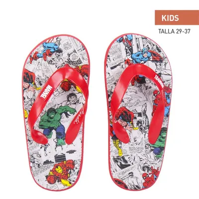 Produktbild von Flip Flops für Kinder Marvel Rot: 35