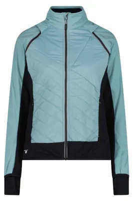Produktbild von CMP Damen Primaloft Hybrid Jacke mit abnehmbaren Ärmeln blau 40