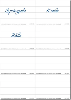Produktbild von TimeTEX Set Papp-Etiketten A7, 80-tlg.