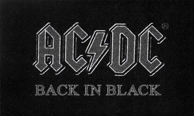 Produktbild von AC/DC  Türmatte Back in Black 60x40 cm