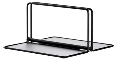 Produktbild von Singles Serviettenhalter aus Metall, 22,5 x 22,5 x 11,3 cm, schwarz