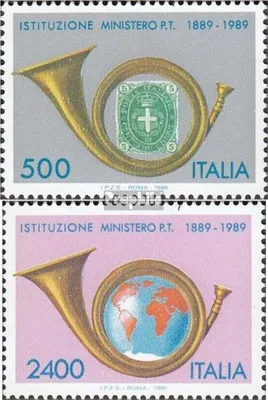 Produktbild von Briefmarken Italien 1989 Mi 2088-2089 (kompl.Ausg.) postfrisch Post- und Fernmeldewesen