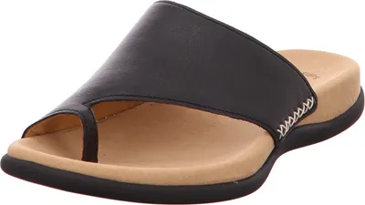 Produktbild von Gabor Shoes Zehensteg Schwarz Glattleder Größe: 38 Normal