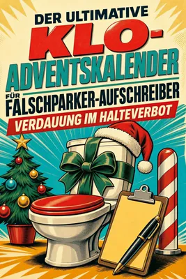 Produktbild von Der ultimative Klo-Adventskalender für Falschparker-Aufschreiber