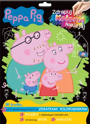 Produktbild von winka Peppa Zdrapuj, koloruj, naklejaj cz1 27606