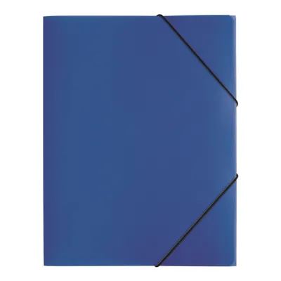 Zdjęcie produktu dla PAGNA Gummizugmappe A4 PP 3 Einschlagklappen blau