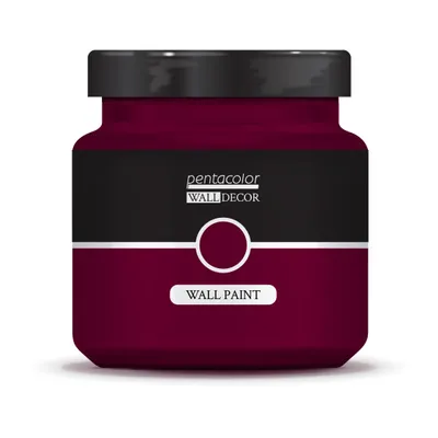 Immagine prodotto di PENTART pittura murale, 1000 ml, rosso brillante