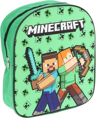 Produktbild von Minecraft 3D-Rucksack Kinder – Schulranzen Jungen mit Creeper Motiv