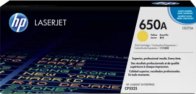 Produktbild von HP Cartridge No 650A HP650A HP 650A Yellow Gelb (CE272A)
