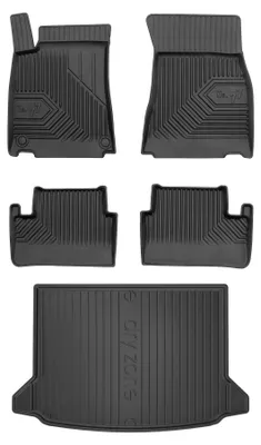 Produktbild von Gummimatten + Kofferraumwanne für Mercedes-Benz Klasa A W177 2018- (Schrägheck) – Schwarz, passgenau – Wielganizator
