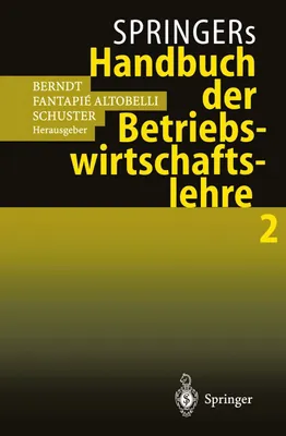 Immagine prodotto di Springers Handbuch der Betriebswirtschaftslehre 2