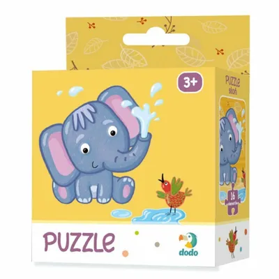 Obrázok produktu pre DODO Puzzle Slon 16 dílků