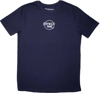 Produktbild von Fleetwood Mac - "Mini Classic Logo" T-Shirt für Herren/Damen Uni RO11583 (L) (Marineblau)
