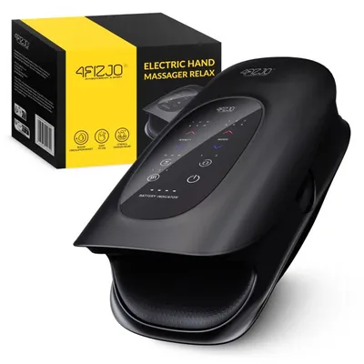 Produktbild von 4FIZJO RELAX Elektrischer Handmassager, Fingertraktion, 6 Modi, 42-50°C