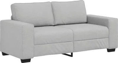 Produktbild von vidaXL 2-Sitzer-Sofa Wolkengrau 180x77x82 cm Stoff