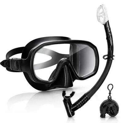 Productafbeelding van Snorkelset met Duikmasker en Droge Snorkel