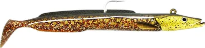 Produktbild von Westin Sandy Andy Jig 300g 28cm - 1 Jighaken + 2 Gummifische, Farbe:Motoroil Gadus