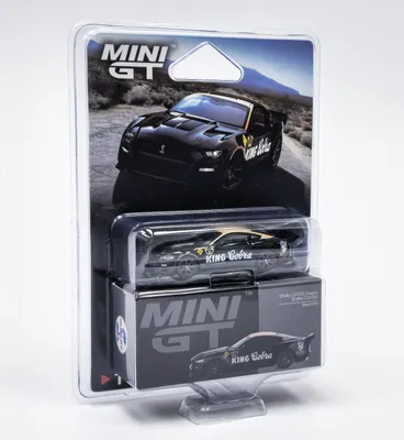 Produktbild von Shelby GT500 Dragon Snake Concept Schwarz/Gold - BLISTR -Mini GT 1:64