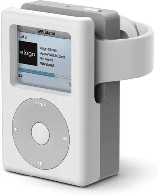 Image de Elago Support W6 pour Apple Watch Blanc