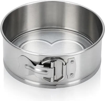 Produktbild von Springform Backform rund, Edelstahl, 18 cm, PFAS-frei, für die Küche