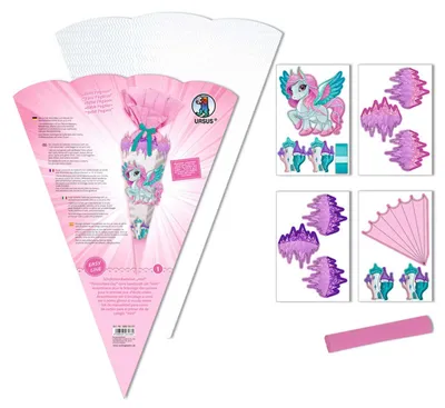 Produktbild von Ursus Schultüte Bastelset Easy Line Pegasus, 41 cm