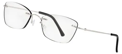 Produktbild von LEXXOO - Rahmenlose Lesebrille in Schwarz-Weiss +1,5 Dioptrien - Klare Sicht dank hochwertiger Gläser – Leichtes und modernes Design - Fertiglesebrille für angenehmes Lesen und Arbeiten