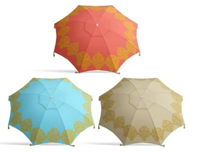 Obrázok produktu pre Otočný slnečník, viacfarebný, priemer 200 cm