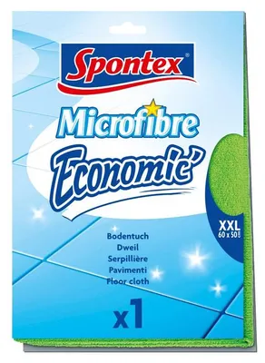 Produktbild von Spontex Microfibre Economic - Ideal zum Reinigen glatter Oberflächen - gegen Schmutz, Fett und Staub - 19780026