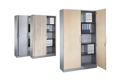 Produktbild von CP Stahlschrank C 3000 Asisto 141002-000 S10033 weißaluminium, silber 4 Fachböden 100,0 x 43,5 x 198,0 cm, aufgebaut, 1 St.