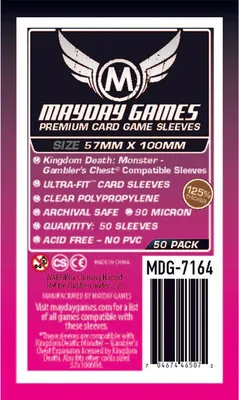 Produktbild von Mayday Premium Card Sleeves Kartenschutzhüllen 57 x 100 MM 50 Stück - 7164