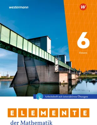 Produktbild von Elemente der Mathematik SI 6. Arbeitsheft mit Lösungen und Interaktiven Übungen. Für Gymnasien in Hessen