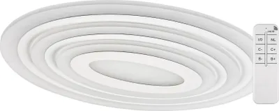 Image de Rabalux 3097 Plafonnier Taneli, 41 W, 3053 lm, blanc, dimmable, 53 cm