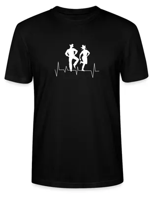 Produktbild von Spreadshirt Linedance Country Dance Linedancer Uni Bio T-Shirt, S, Schwarz