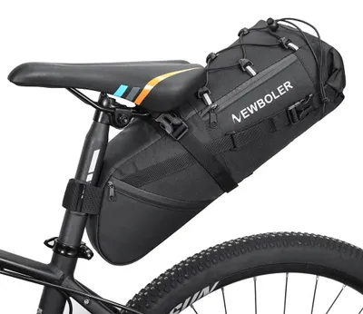 Immagine prodotto di Borsa da sella per bicicletta, capacità 10 litri, impermeabile, adatta per mountain bike