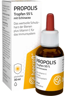 Obrázek produktu pro Beecraft Propolisové kapky 55 % s echinaceou, 30 ml