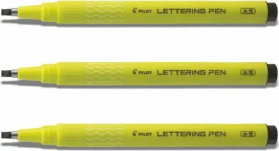 Produktbild von Pilot Fineliner Lettering Pen 3.0 - 3er-Set schwarz