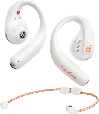 Zdjęcie produktu dla Soundcore AeroFit Pro, Bezprzewodowy, Połączenia/Muzyka/Sport/Codzienność, 88,74 g, Zestaw słuchawkowy, Biały