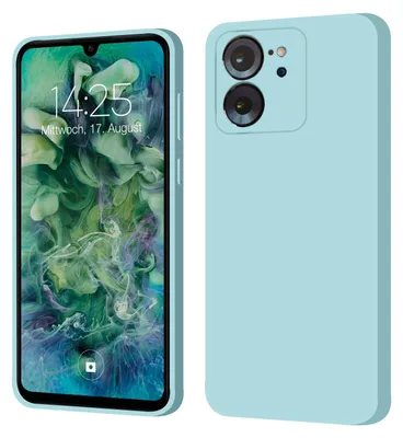 Produktbild von Hülle für Xiaomi 13T / Xiaomi 13T Pro Case Cover Bumper Smartphone Softgrip Schutzhülle Farbe: Hellblau