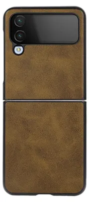 Obrázok produktu pre Pre Samsung Galaxy Z Flip4 5G Texturované puzdro na mobilný telefón Brown Cover Case