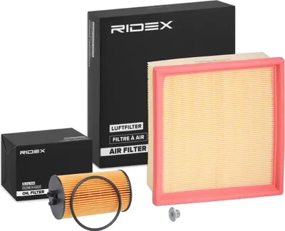 Produktbild von RIDEX Filterset Inspektionspaket Filtersatz für OPEL Corsa D Schrägheck (S07) Corsa E Schrägheck (X15) Corsa E Schrägheck Kastenwagen (X15)