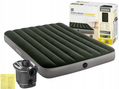 Produktbild von Intex Prestige Downy Air Mattress Doppel Luftbett mit Batteriepumpe