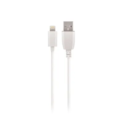 Produktbild von Maxlife 8-PIN iPhone/iPad/iPod Schnellladung 2A Ladekabel 1m, weiß