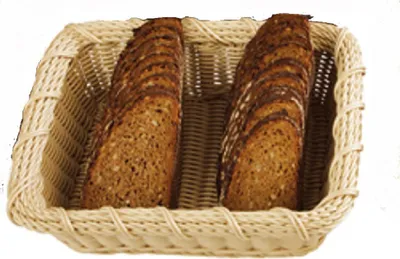 Produktbild von Brotkorb Brötchenkorb Frühstückskorb Obstkorb Servierschale Brotschale 32,5x26cm