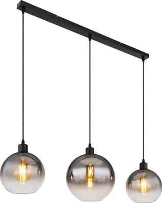 Produktbild von Globo Lighting Hängeleuchte Metall schwarz matt, 3x E27