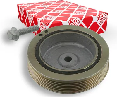 Produktbild von FEBI BILSTEIN 33708 Riemenscheibe Kurbelwelle für RENAULT CLIO II (BB0/1/2, CB0/1/2) 132mm 5-Rippen