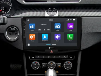 Productafbeelding van Dynavin D8-2B Flex | Android navigatiesysteem voor VW Passat B7 met een 10,1-inch touchscreen, inclusief ingebouwde DAB-ontvanger en ondersteuning voor Apple CarPlay en Android Auto