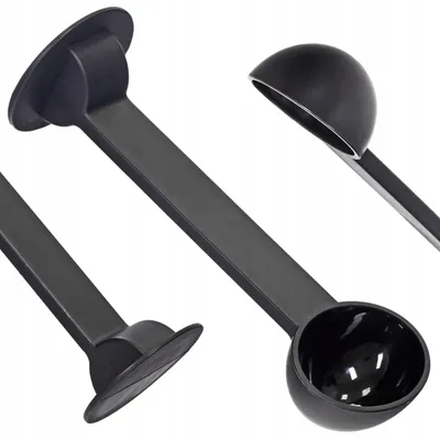Produktbild von DeLonghi Kaffeelöffel Messlöffel mit Tamper schwarz
